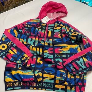 NWT Parish Nation Windbreaker Jacket Size XL New